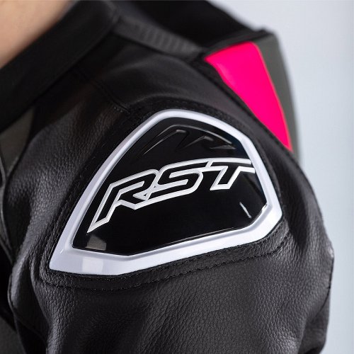 RST Tractech Evo 4 Suit Women Leather - Black/Pink Size M