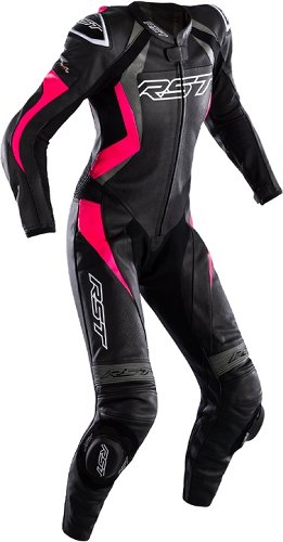 RST Tractech Evo 4 Suit Women Leather - Black/Pink Size M