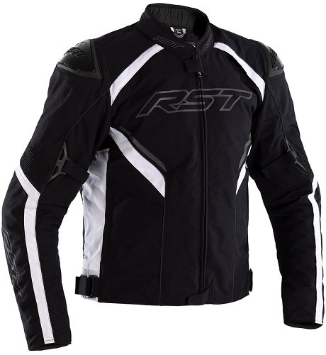 RST Sabre Airbag Textiljacke - Schwarz/Weiß Größe S