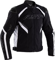 RST Sabre CE Textile Jacket - Black/Black/White Size S