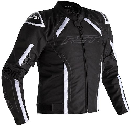 RST S-1 Jacke Textil Schwarz/Weiß Größe XS