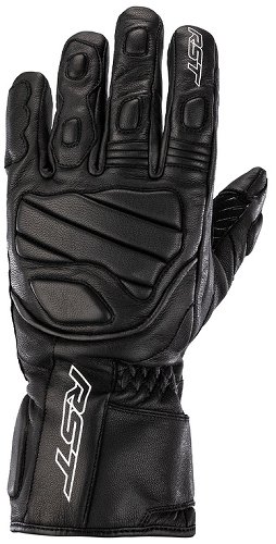 RST Turbine Waterproof Handschuhe Leder Schwarz Größe S