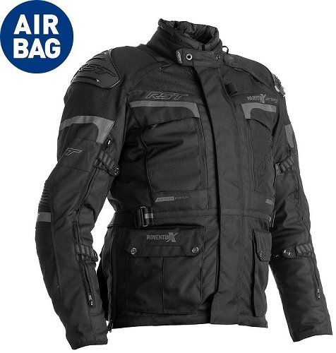 RST Adventure-X Airbag Textiljacke - Schwarz Größe 3XL