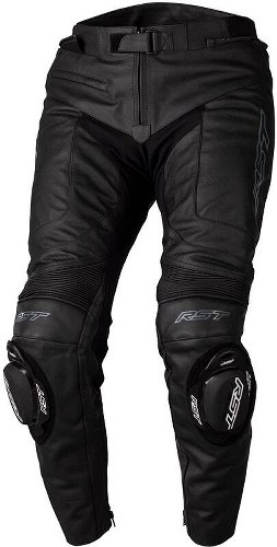 RST S1 CE Leather Pants - Black/Black Size S