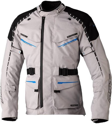 RST Pro Series Commander CE Textile Jacket - Silver/Blue