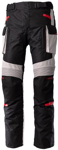 RST Endurance CE Textile Pants - Black/Silver/Red Size 3XL