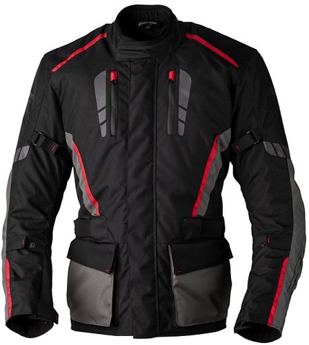 RST Axiom Plus Airbag CE Textile Jacket - Black/Grey/Red