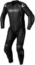 RST S1 CE Leather Suit - Black/Black/White Size S