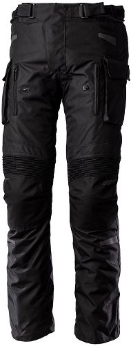 RST Endurance CE Textile Pants - Black/Black Size S Short