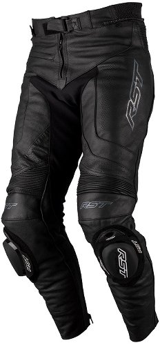 RST S1 CE Ladies Leather Pants - Black/Black Size S