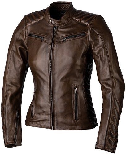 RST Ladies Roadster 3 CE Leather Jacket - Brown Size M