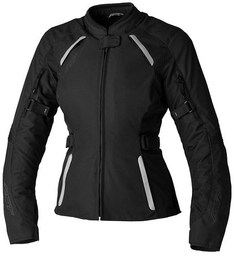 RST Ladies Ava CE Textile Jacket - Black/Black Size S