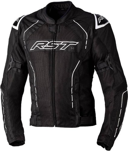 RST S1 Mesh CE Textile Jacket - Black/White Size S