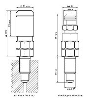 válvula de purga stahlbus M8x1,25x16mm, acero niquelado