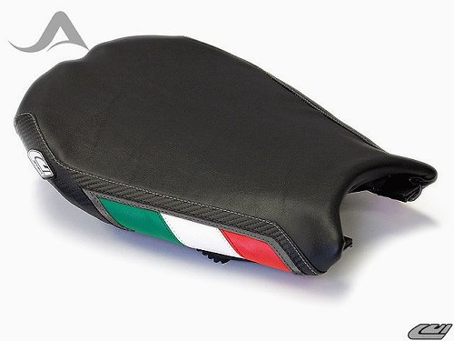 Luimoto Seat cover `Team Italia`, black - Ducati 848, 1098,