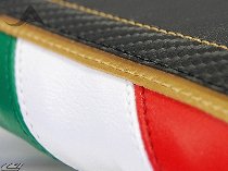 Luimoto Sitzbankbezug `Team Italia`, schwarz-gold - Ducati