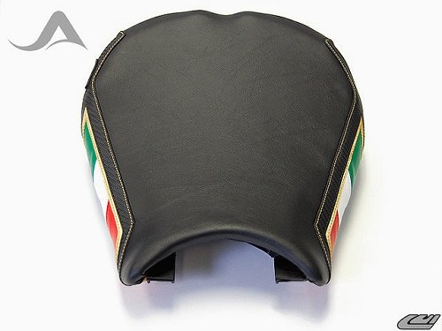 Luimoto Seat cover `Team Italia`, black-gold - Ducati 848,