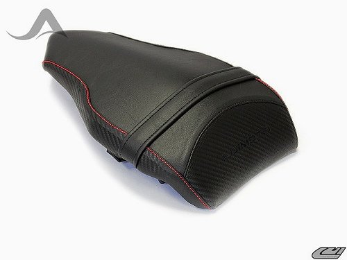 Luimoto Pillion seat cover `Team Italia` black-red - Ducati