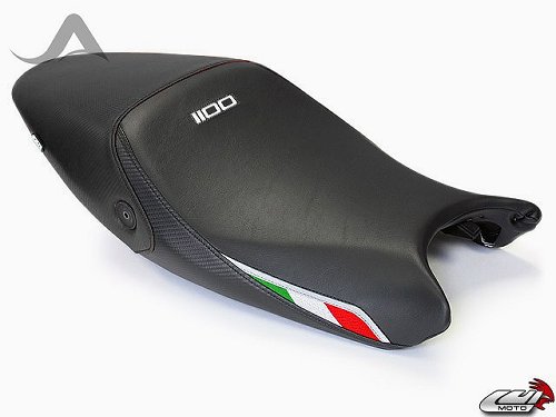 Luimoto Seat cover `Team Italia` black - Ducati 696, 795,