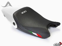 Luimoto Seat cover `Team Italia` black-white - Ducati 696,