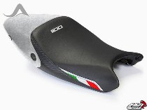 Luimoto Seat cover `Team Italia` black-silver - Ducati 696,