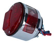 Moto Guzzi luz trasera, cromo, sin soporte, 80 mm - V7 700,