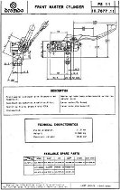 Handbremszyl. PS 11 KTM,TM,Husq. 2000