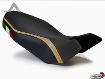 Luimoto Seat cover, black-gold-italy - Ducati 796, 1100