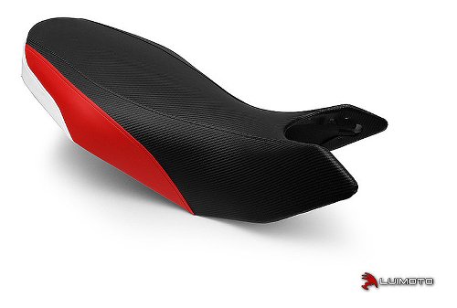 Luimoto Seat cover, black-red-white - Ducati 796, 1100