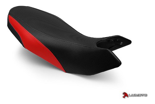 Luimoto Seat cover, black-red - Ducati 796, 1100 Hypermotard