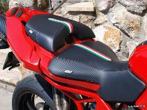 Luimoto Seat cover `Team Italia` black-silver - Ducati 620,