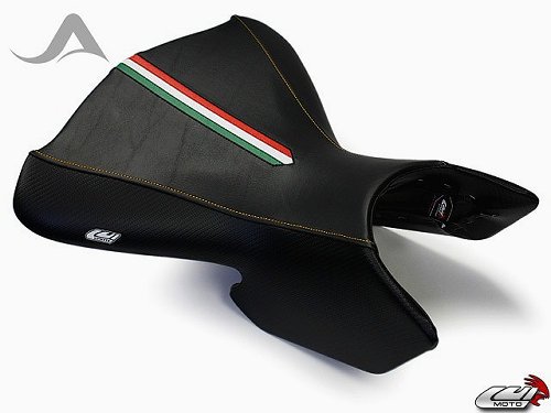 Luimoto Seat cover `Team Italia` black-gold - Ducati 620,