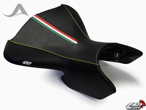 Luimoto Seat cover `Team Italia` black-yellow - Ducati 620,