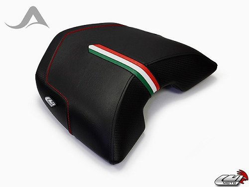 Luimoto Pillion seat cover `Team Italia` black-red - Ducati