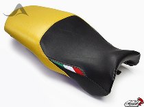 Luimoto Seat cover `Team Italia` black-yellow - Ducati 900