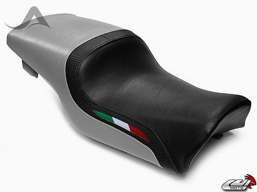 Luimoto Seat cover `Team Italia` black-silver - Ducati 900