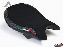 Luimoto Sitzbankbezug `Team Italia Suede` schwarz - Ducati