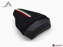 Luimoto Pillion seat cover `Team Italia Performance` black -