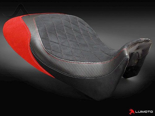 Luimoto Sitzbankbezug `Diamond Edition` schwarz-rot - Ducati