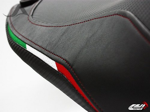 Luimoto Seat cover `Team Italia` black-red - Ducati 1200