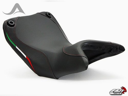 Luimoto Seat cover `Team Italia` black-red - Ducati 1200