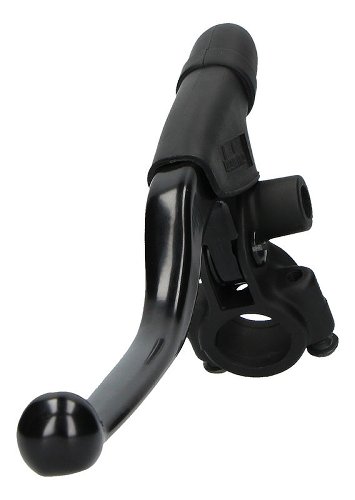 Tomaselli clutch lever complete, black, with mirror receiver