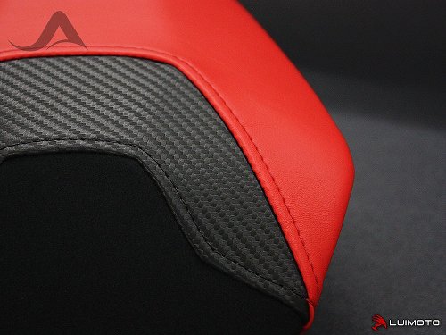 Luimoto Pillion seat cover `Team Italia Comfort` red -