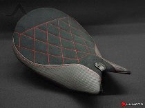 Luimoto Seat cover `Diamond Edition` red-black - Ducati 1199