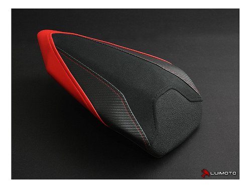 Luimoto Pillion seat cover `Veloce` black-red - Ducati 1199