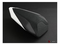 Luimoto Pillion seat cover `Veloce` black-white - Ducati