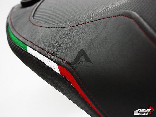 Luimoto Seat cover `Team Italia` red - Ducati 1200