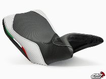 Luimoto Seat cover `Team Italia` white - Ducati 1200