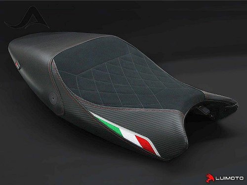 Luimoto Seat cover `Diamond Edition`, black - Ducati 696,