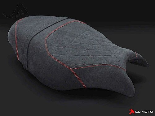 Luimoto Seat cover ´Diamond Edition´ black-red - Ducati 1000